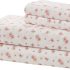 Modern Threads Silky Soft Microfiber and Wrinkle Free Sheets - Luxurious Microfiber Bed Sheets Includes Flat Sheet, Fitted Sheet with Deep Pockets, & Pillowcases Ivory, Queen